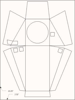 Paper Model Folding Sheet
